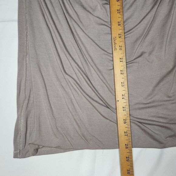 Soft Surroundings Womens Medium Draped Twinkle Top Tan Taupe - Picture 9 of 10